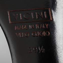 مملوكة مسبقًا Giuseppe Zanotti Black Suede Studded T-Bar Ankle Strap Sandals Size 39.5