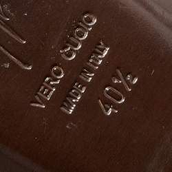 Pre Owned Giuseppe Zanotti Blue Suede Crystal Embellished Thong Flats Size 40.5