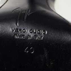 Pre Owned Giuseppe Zanotti White/Pink Leather Pointed Toe Pumps Size 40