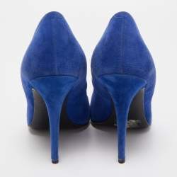 مملوكة مسبقًا حذاء كعب عالي جوسيبي زانوتي جلد ذهبي ميتاليك مقدمة مدببة مقاس 37.5