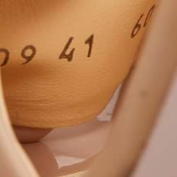 مملوكة مسبقًا Giuseppe Zanotti Beige Patent Leather Lavinia Platform Sandals Size 41