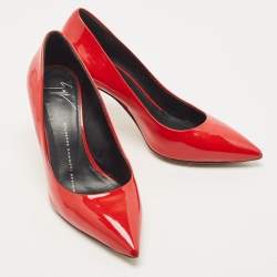 Giuseppe Zanotti Red Patent Leather Lucrezia Pumps Size 36