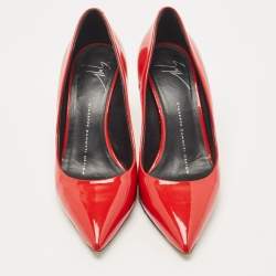 Giuseppe Zanotti Red Patent Leather Lucrezia Pumps Size 36