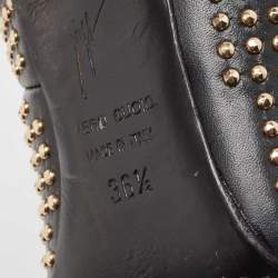 Giuseppe Zanotti Black Studded Suede Ester Pumps Size 36.5