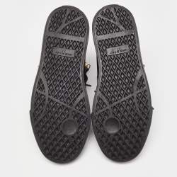 Pre Owned Giuseppe Zanotti Black Leather London High-Top Sneakers Size 37