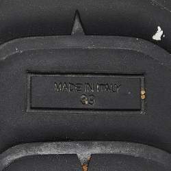 Pre Owned Giuseppe Zanotti Black Leather Over The Knee Length Boots Size 39