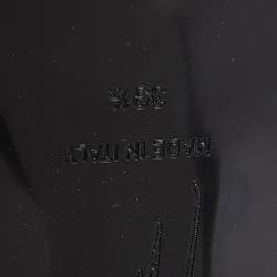 Pre Owned Giuseppe Zanotti White Leather Morgana Over The Knee Length Platform Boots Size 39.5