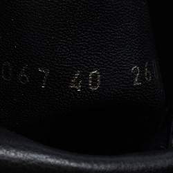 Pre Owned Giuseppe Zanotti Black Leather Knee Length Boots Size 40