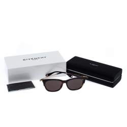 Pre Owned Givenchy Brown Tortoise Havana GV7072 Wayferer Sunglasses
