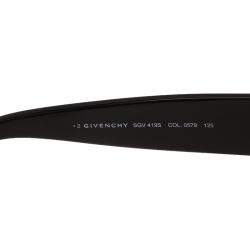 Pre Owned Givenchy Silver/Black Limited Edition SGV 419S Shield Sunglasses