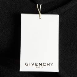 Givenchy Black Wool Felt Cape Coat XXL