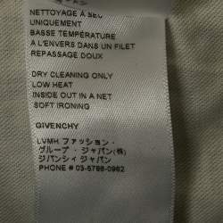 Pre Owned Givenchy Black/White Logo Jacquard Jeans M Waist 28"