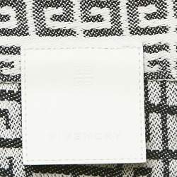 Pre Owned Givenchy Black/White Logo Jacquard Jeans M Waist 28"