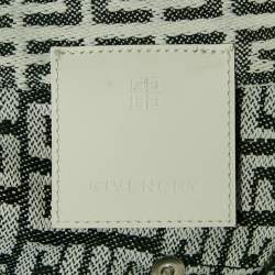 Pre Owned Givenchy Black/White Monogram Jacquard Jeans M Waist 30"