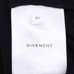 Pre Owned Givenchy Black Logo Tulle Tank Top XS