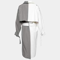 Givenchy Two-Toned Cotton Oversized Belted Trench Coat M
