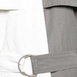 Givenchy Two-Toned Cotton Oversized Belted Trench Coat M