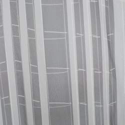 Givenchy Black Stripe Print Silk Sheer Blouse L