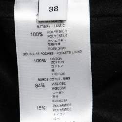 Givenchy Black Neoprene Logo Band Detail Jumpsuit M