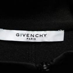 Givenchy Black Neoprene Logo Band Detail Jumpsuit M