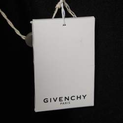 Givenchy Black Knit Side-Stripe Logo Zip Front Jacket M