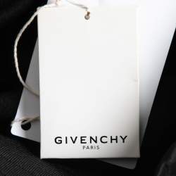 Givenchy Black Knit Side-Stripe Logo Track Pants M