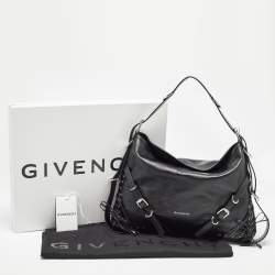 Givenchy Black Leather Medium Corset Voyou Shoulder Bag