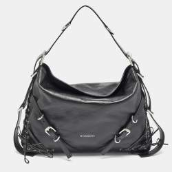 Givenchy Black Leather Medium Corset Voyou Shoulder Bag