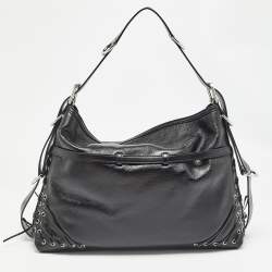 Givenchy Black Leather Medium Corset Voyou Shoulder Bag