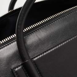 Givenchy Black Leather Medium Antigona Lock Soft Tote