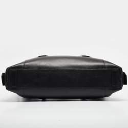 Givenchy Black Leather Medium Antigona Lock Soft Tote