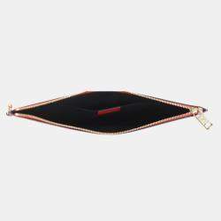 Givenchy Medium Iconic Floral Print Coated Canvas Pouch