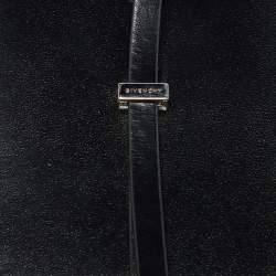 Givenchy Black Leather Micro Cut Out Crossbody Bag