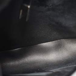 Givenchy Black Glossy Leather Cut Out Chain Bag