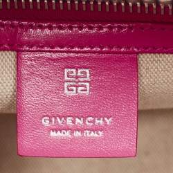 Pre Owned Givenchy Neon Pink Leather Mini Antigona Satchel