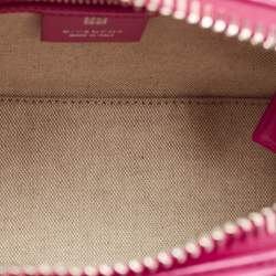 Pre Owned Givenchy Neon Pink Leather Mini Antigona Satchel