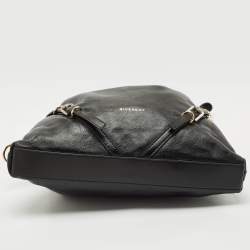 Givenchy Black Leather Medium Voyou Shoulder Bag