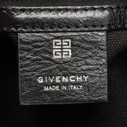Givenchy Black Leather Medium Voyou Shoulder Bag