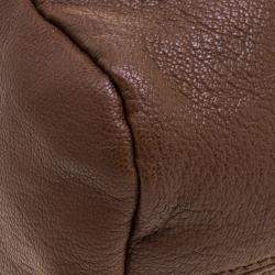 Pre Owned Givenchy Brown Leather Pandora Messenger Bag