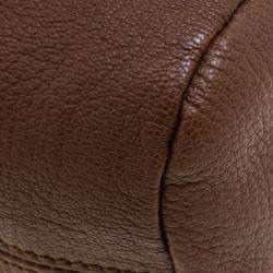 Pre Owned Givenchy Brown Leather Pandora Messenger Bag