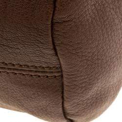 Pre Owned Givenchy Brown Leather Pandora Messenger Bag