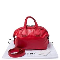 مملوكة مسبقًا Givenchy Red Leather Mini Nightingale Bag