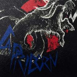 Givenchy Black Leather Capricorn Horoscope Pouch