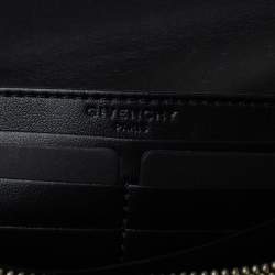 Pre Owned Givenchy Multicolor Floral Print Leather Flap Continental Wallet