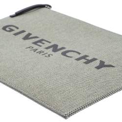 Pre Owned حقيبة صغيرة كلتش جيفنشي بوند كانفاس بيج