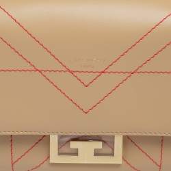 مملوكة مسبقًا حقيبة جيفنشي يد علوية أيدن جلد بيج