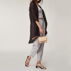 مملوكة مسبقًا حقيبة جيفنشي يد علوية أيدن جلد بيج