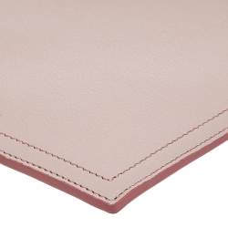 Pre Owned Givenchy Light Pink Leather Medium Antigona Clutch