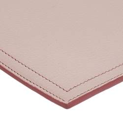 Pre Owned Givenchy Light Pink Leather Medium Antigona Clutch