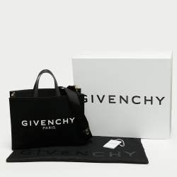 Pre Owned Givenchy Black Canvas Medium G Tote